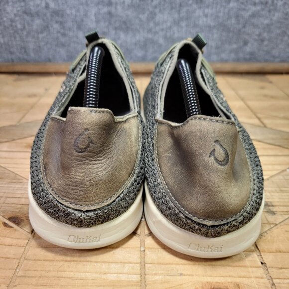 Olukai Alapa Li Mens 11 Sneakers Breathable Shoes No Tie Elastic Laces Slip On - Picture 7 of 11